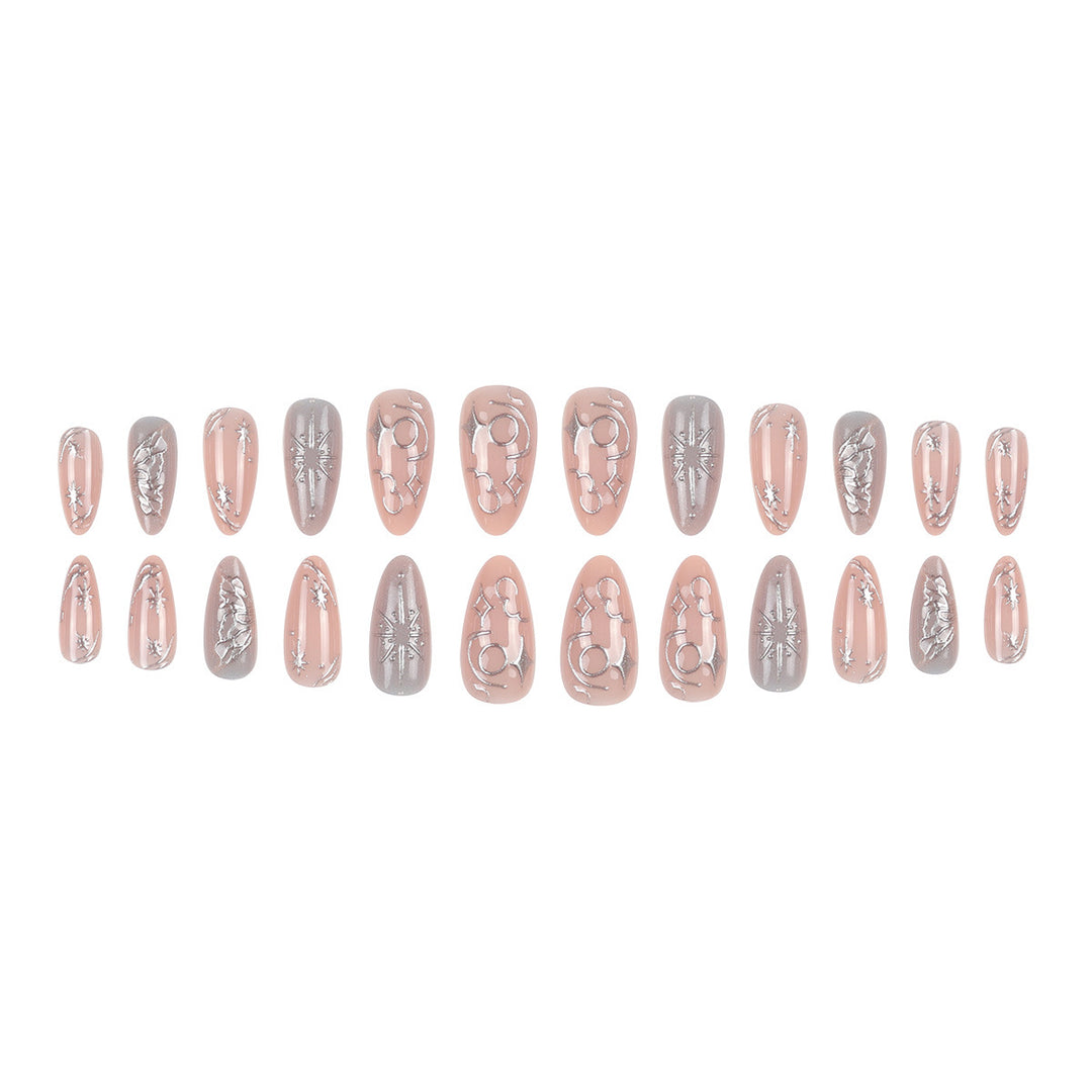 Elegant Holiday-Themed Stiletto Nails Stornfield