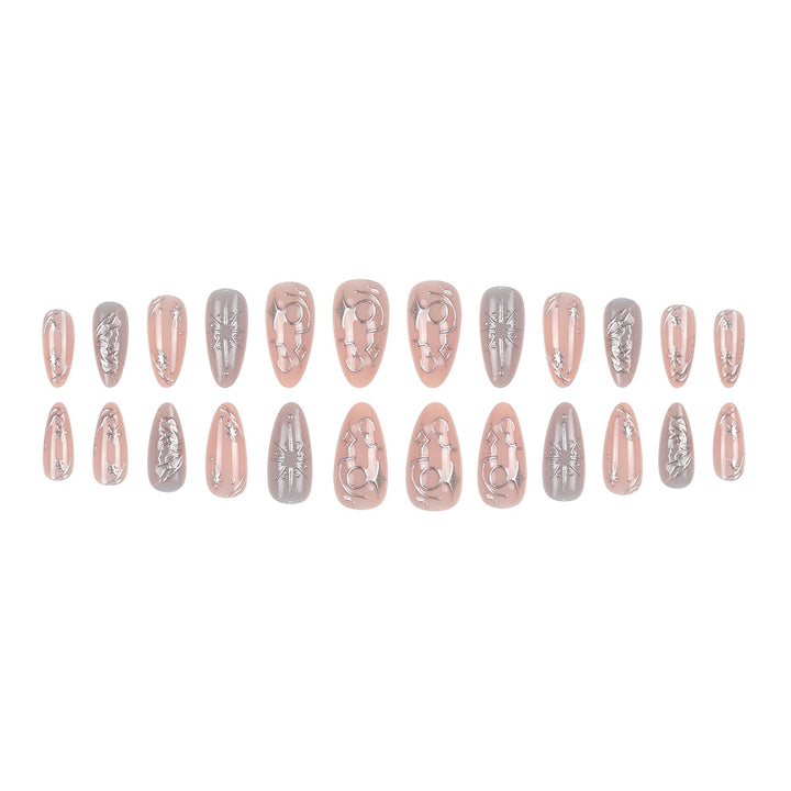 Elegant Holiday-Themed Stiletto Nails Stornfield