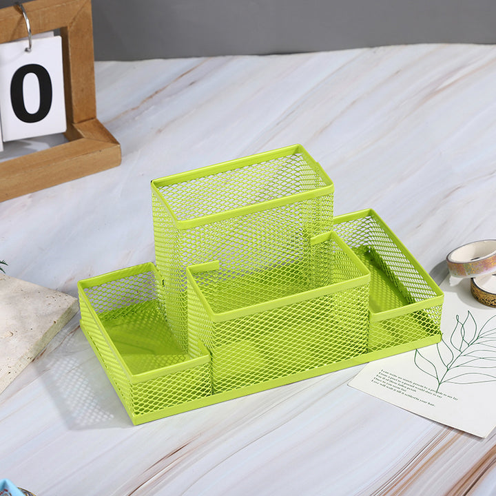 Multi-Compartment Wire Mesh Organizer Stornfield