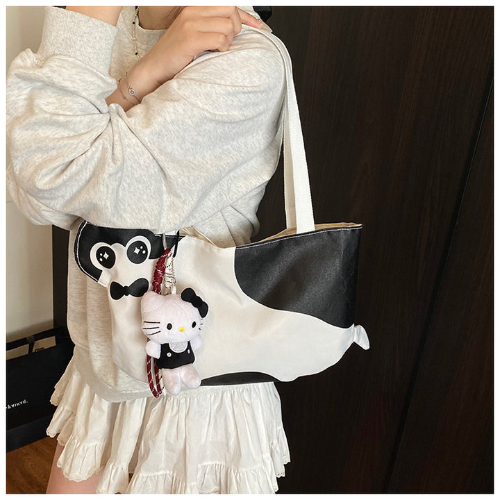 Playful Cat-Themed Shoulder Bag