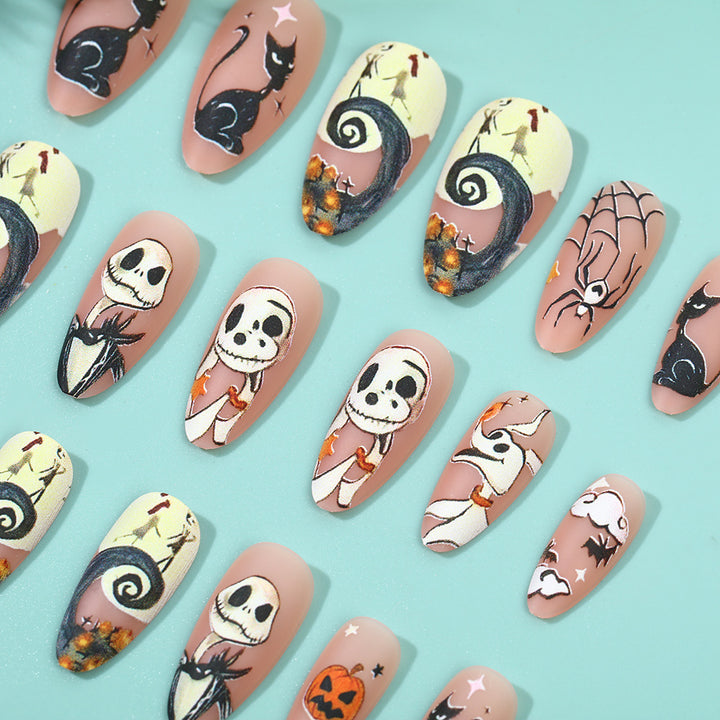 Artificiälnägel mit Halloween-Motiven Stornfield