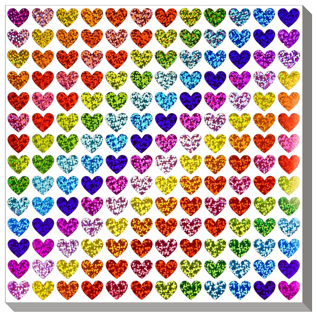 Glitter Heart Sticker Set Stornfield