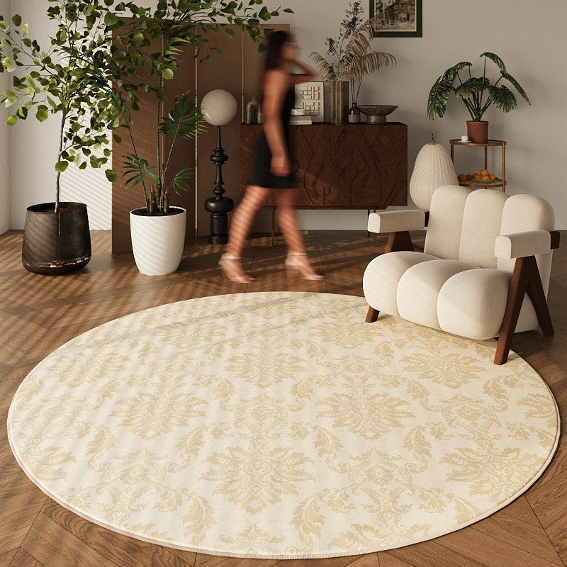 Round Vintage Area Rug