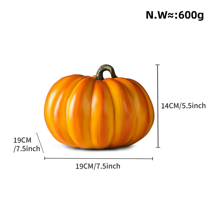 Decorative pumpkin figure as autumn probe Stornfield