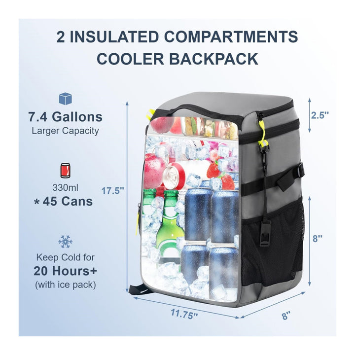 Insulated cooler backpack with practical organizer pockets Stornfield
