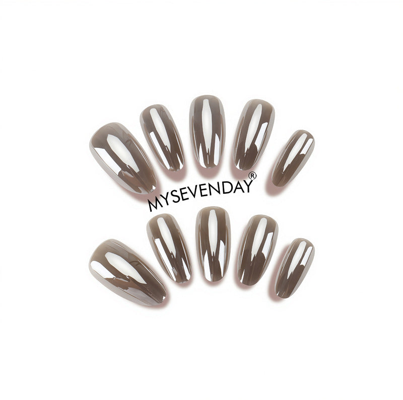 Elegant Almond Shaped Press-On Nails Stornfield