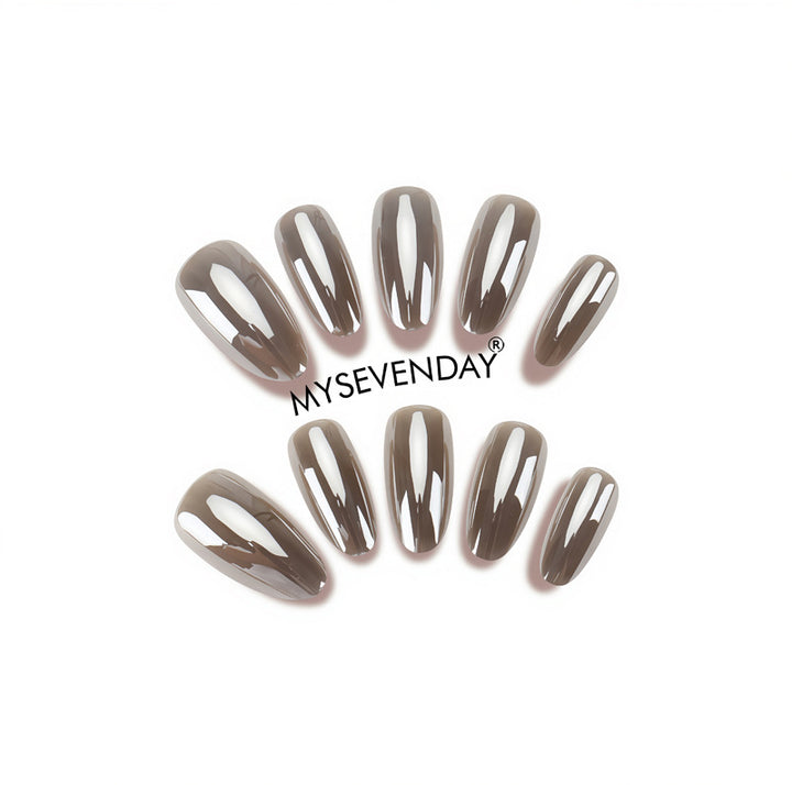 Elegant Almond Shaped Press-On Nails Stornfield