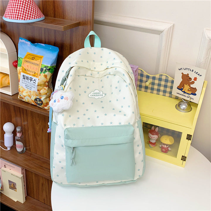 Star Patterned Casual Backpack Stornfield