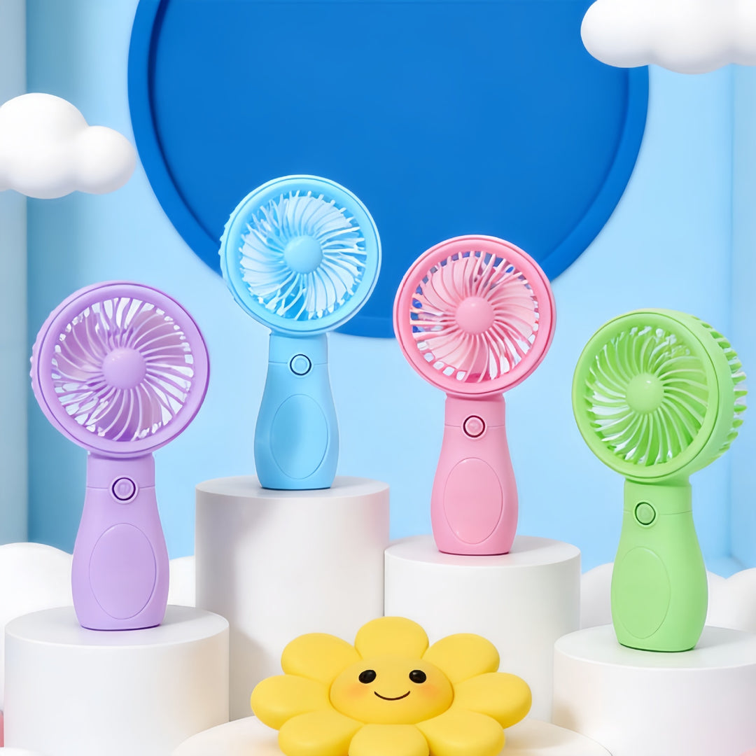 Women's Portable Mini Hand Fan with USB Charging Function Stornfield