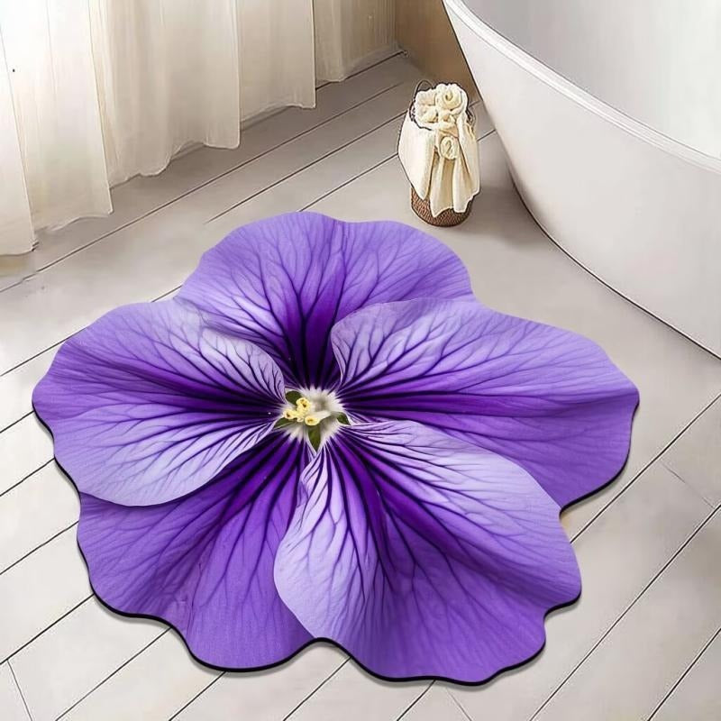 Floral-Themed 3D Area Rug Stornfield