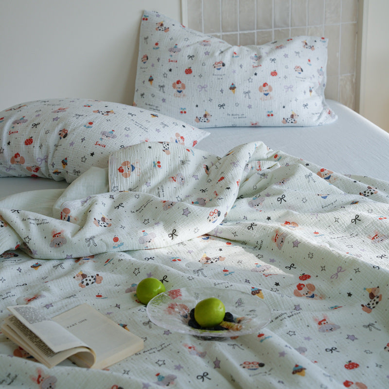 Cozy Baby-Themed Quilt Set