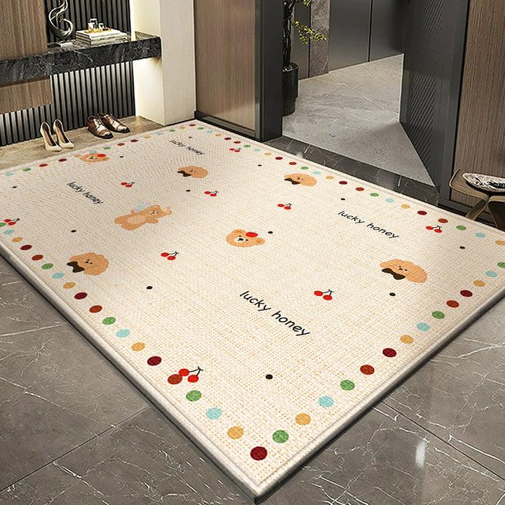 Children's Playful Circus-Themed Area Rug