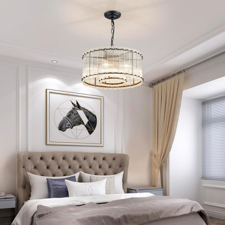 Modern Artisan Crystal Pendant Light