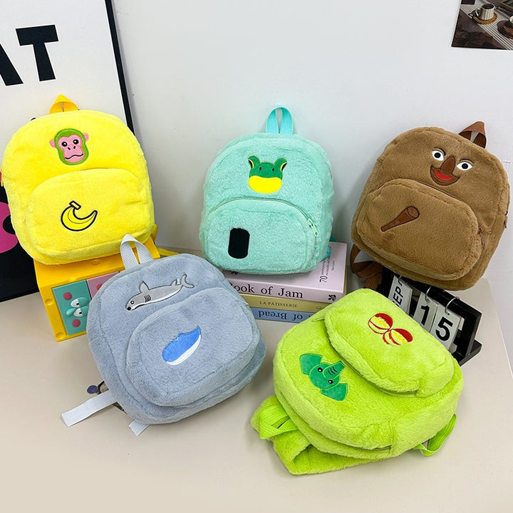Plush children's backpack with cute monkey design Stornfield
