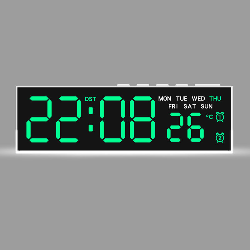 Digital watch with integrated thermometer and weekday display Stornfield
