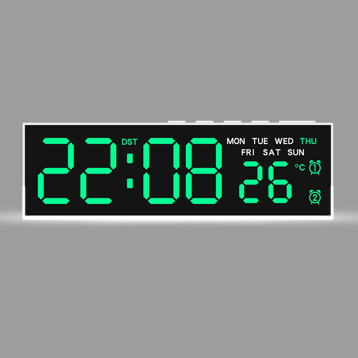 Digital watch with integrated thermometer and weekday display Stornfield