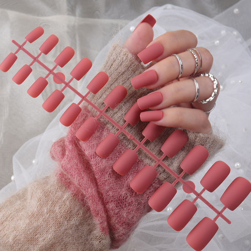 Matte Finish Press-On Nail Set Stornfield