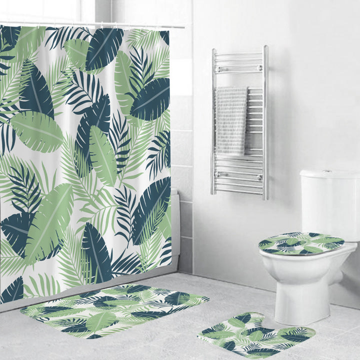 Leafy Botanical Themed Bathroom Ensemble Stornfield