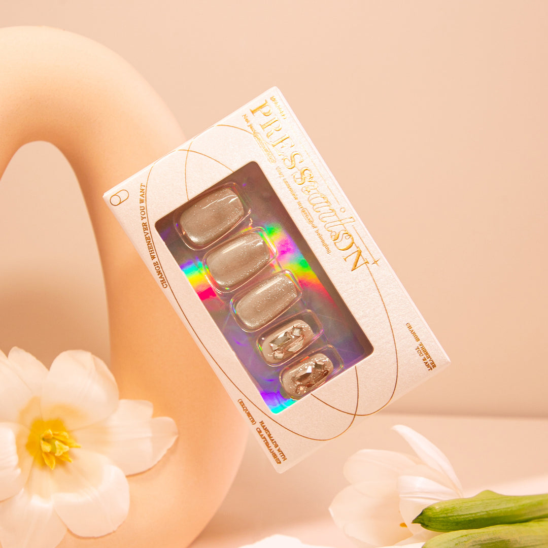 Elegant Nail Art with Glamorous Accents Stornfield