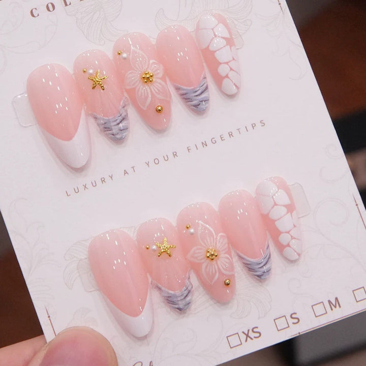 Artistic Press-On Nail Set