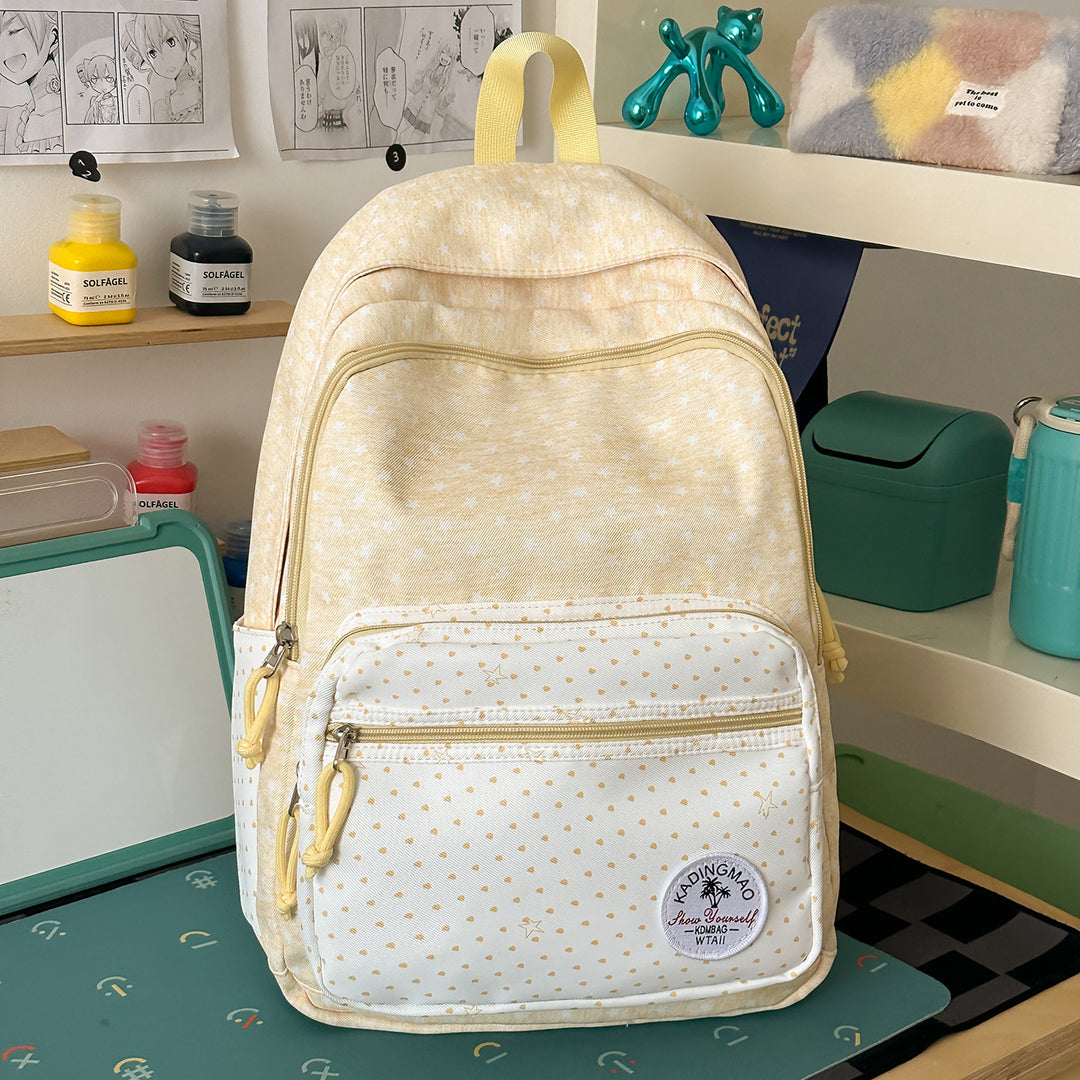 Playful Star-Patterned Backpack Stornfield 1791205809