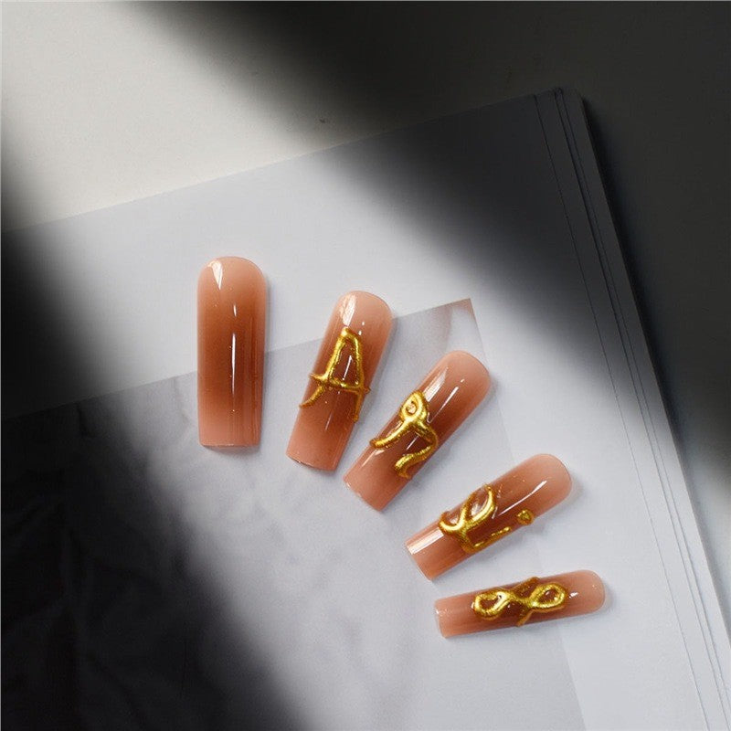 Artistic Press-On Nail Extensions Stornfield