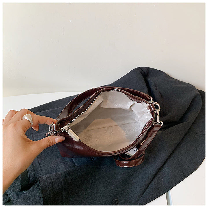 Premium Leather Slouch Shoulder Bag
