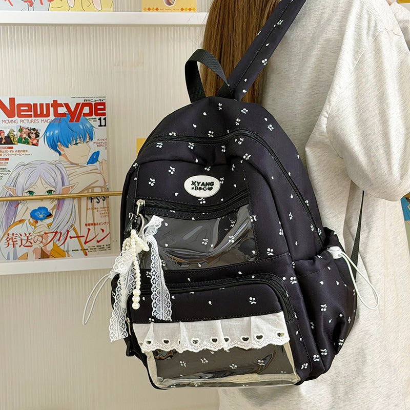 Playful Embroidered School Backpack Stornfield