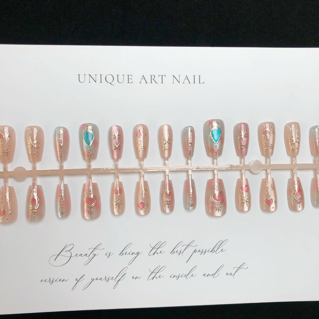 Artistic themed Press-On Nail Set