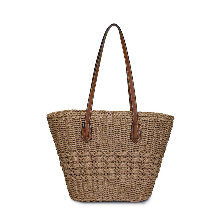 Woven Straw Tote