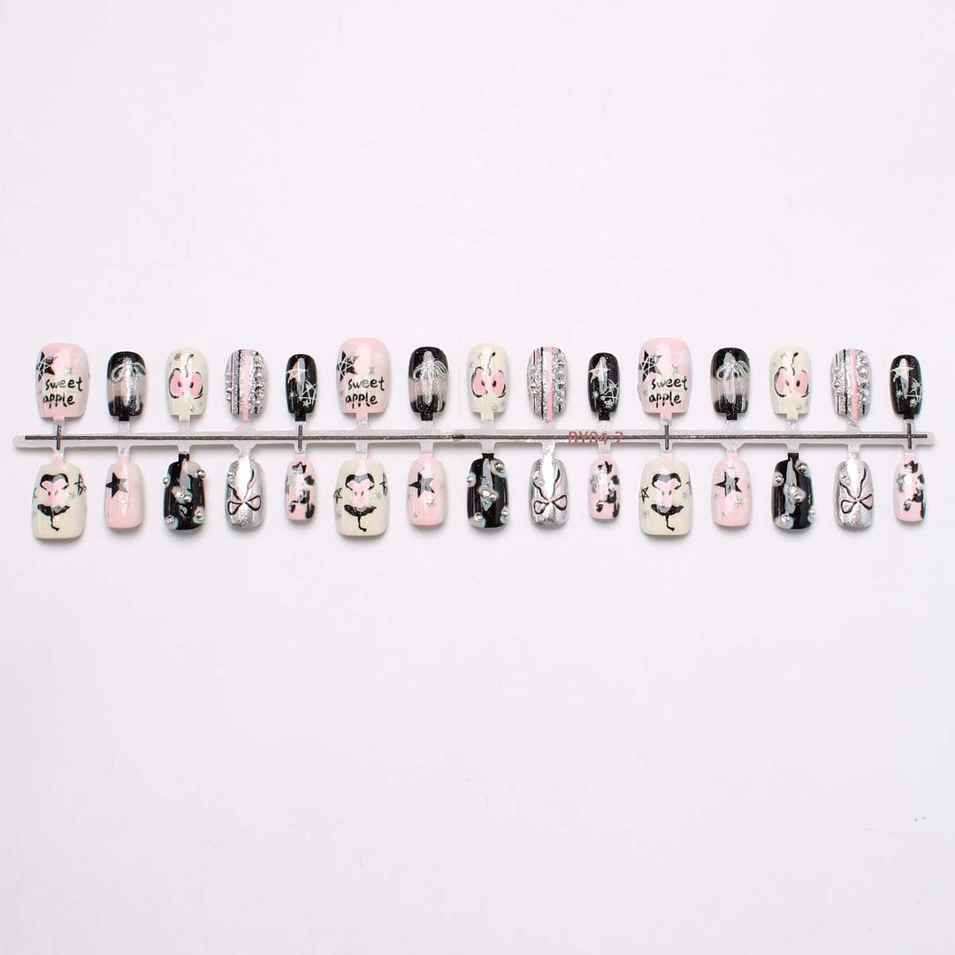 Artistic Press-On Nail Tips Set Stornfield