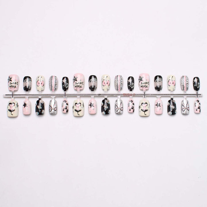 Artistic Press-On Nail Tips Set Stornfield