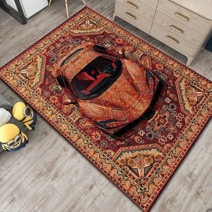 3D Car Illusion Area Rug