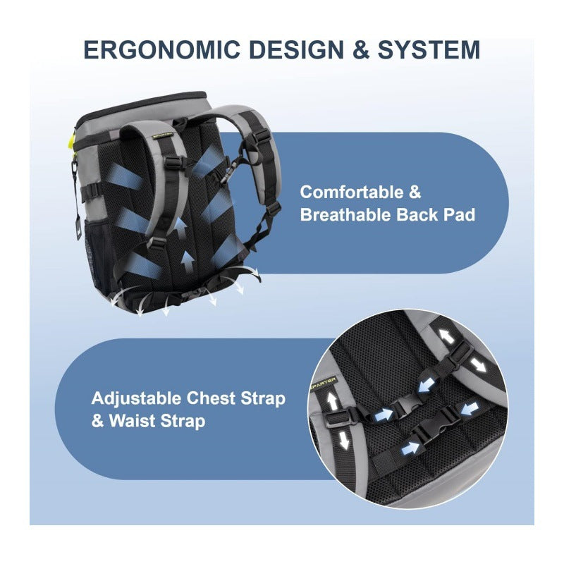 Insulated cooler backpack with practical organizer pockets Stornfield