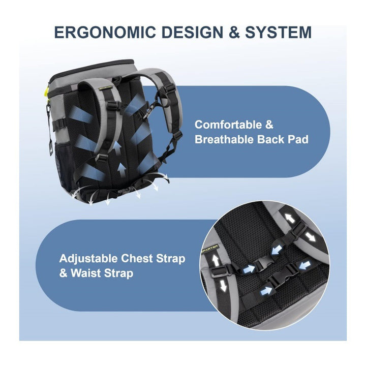 Insulated cooler backpack with practical organizer pockets Stornfield