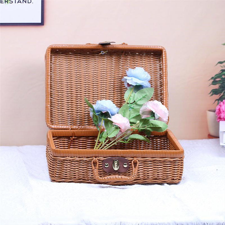 Vintage Woven Picnic Chest Stornfield
