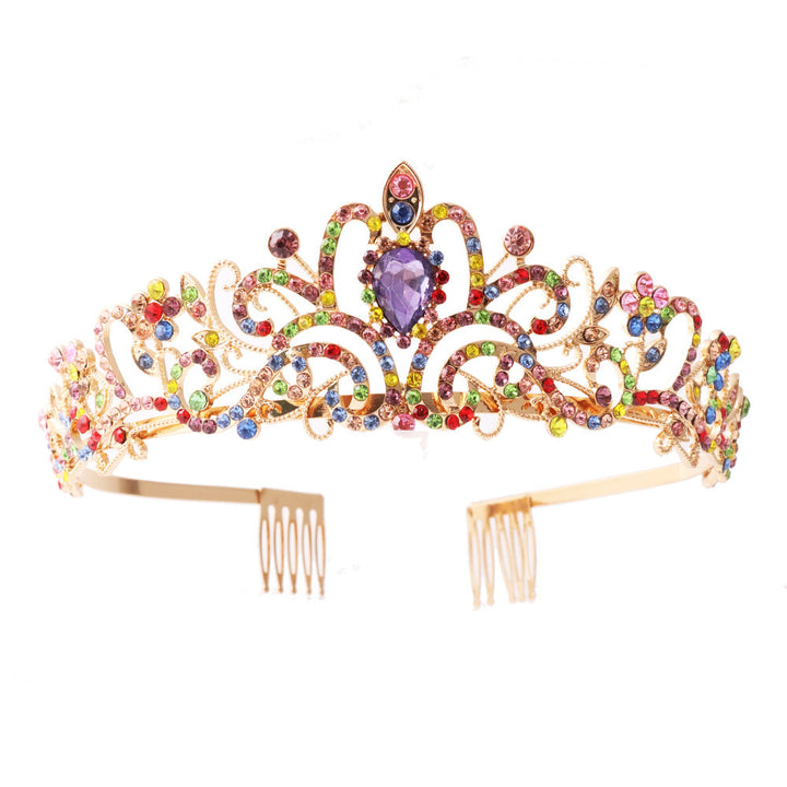 Ladies Sparkling Crystal Tiara with Filigree Design Stornfield