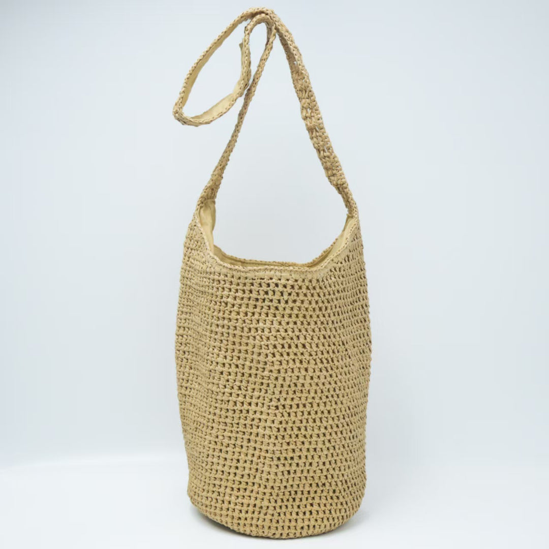 Braided Natural Material Tote Bag Stornfield