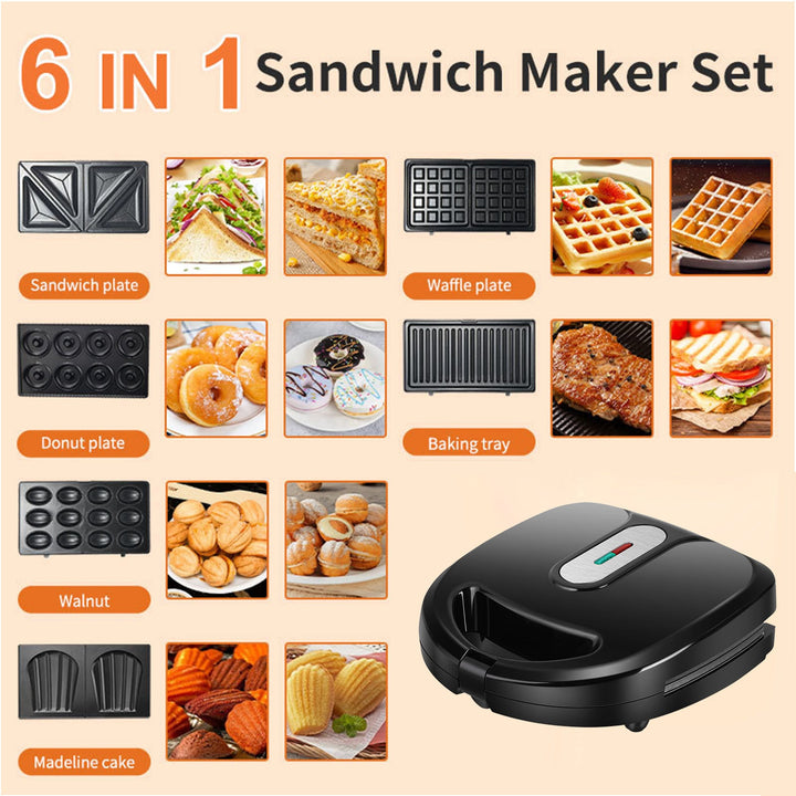 Non-Stick Electric Sandwich Maker Stornfield