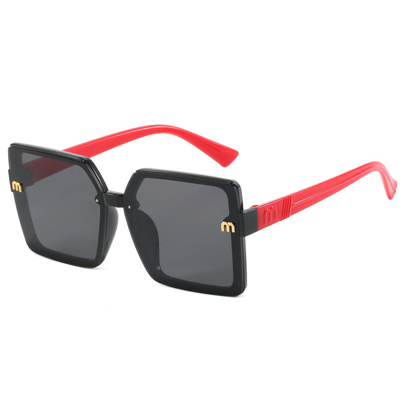Women's stylish square sunglasses with mirrored gradient Stornfield