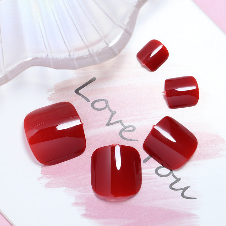 Premium Pedicure Press-On Nails Stornfield