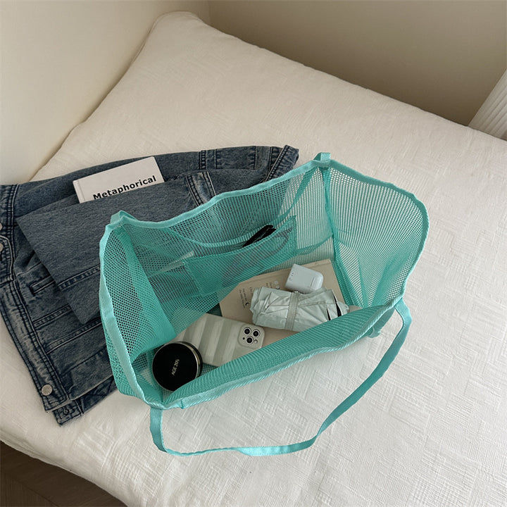 Spacious Mesh Beach Tote