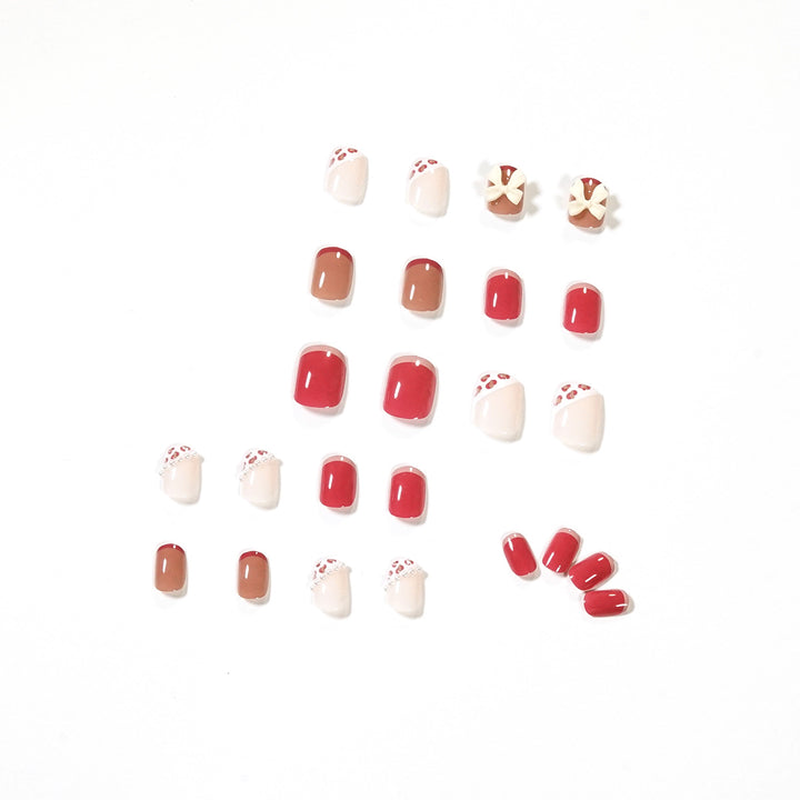 Artful nail art with elegant bow design Stornfield