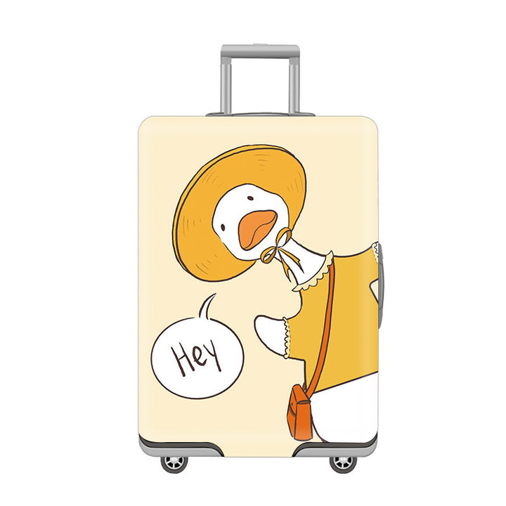 Women’s Hard Shell Suitcase with Cheerful Cat Design Stornfield