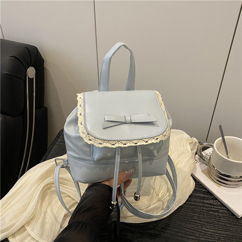 Cute Lace-Trimmed Mini Backpack Stornfield