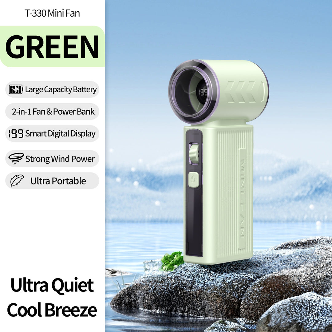 Women Portable Mini Fan with Power Bank Function Stornfield