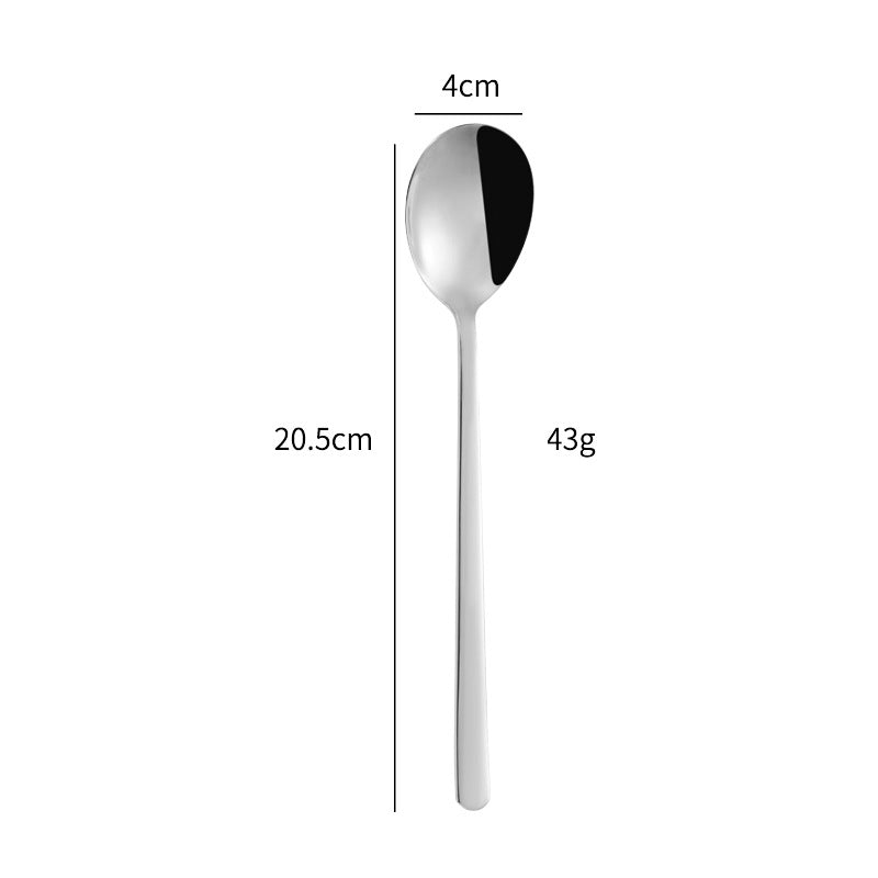 Elegant dessert spoon with luxurious golden surface Stornfield
