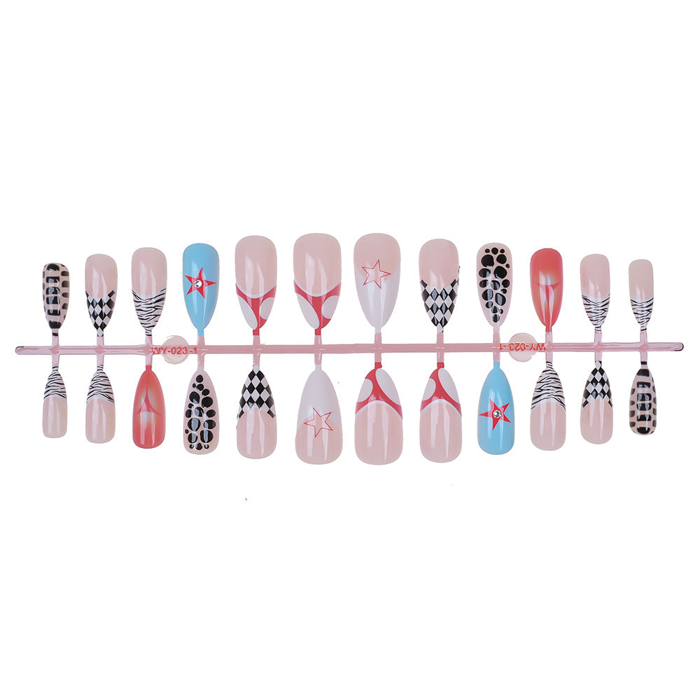 Artistic Press-On Nail Set Stornfield