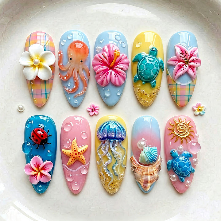 Luxury Nail Art Set with Galactic Designs Stornfield