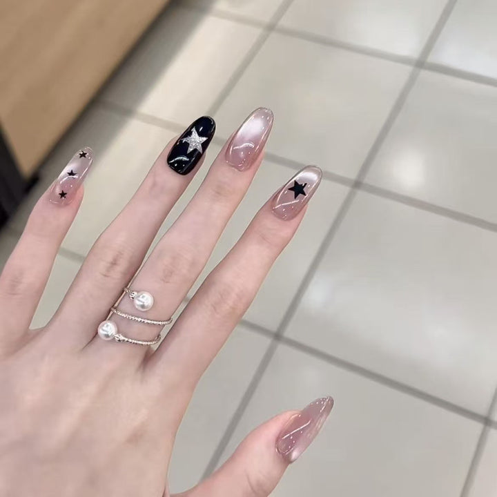 Stylish Press-On Nail Art Set Stornfield